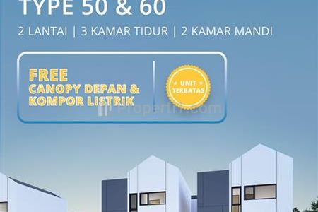 Jual Rumah Baru 2 Lantai Siap Huni Banyak Bonusnya Harga Promo di Katapang Bandung