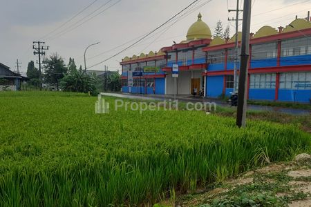 Dijual Tanah Strategis Pinggir Jalan Aspal Depan Rumah Sakit di Jl. Raya Wonorejo, Karang Semanding, Balongpanggang, Gresik