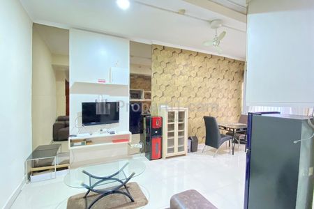 Disewakan Apartemen Sudirman Park di Karet Tengsin Jakarta Pusat - 2 Bedroom Good View Fully Furnished