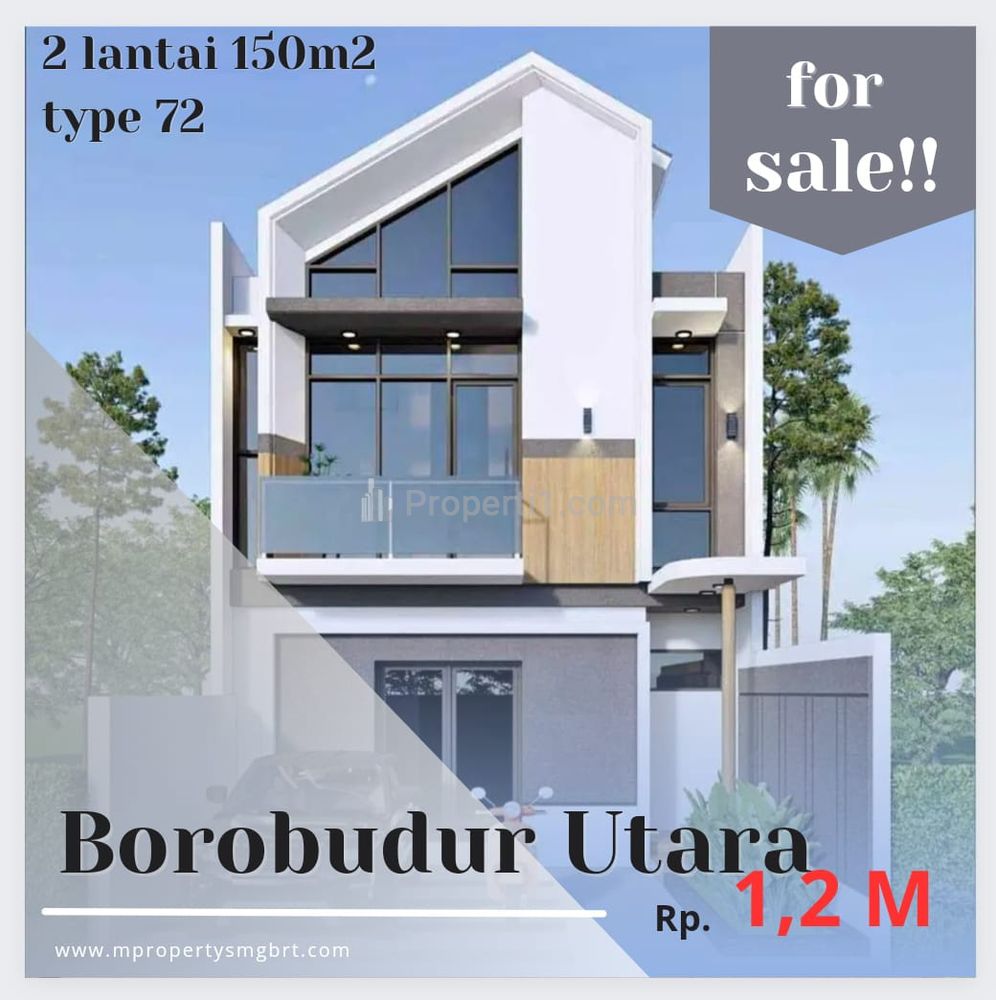 Dijual Rumah 2 Lantai di Borobudur Utara Manyaran Semarang Barat dekat Jalan Raya