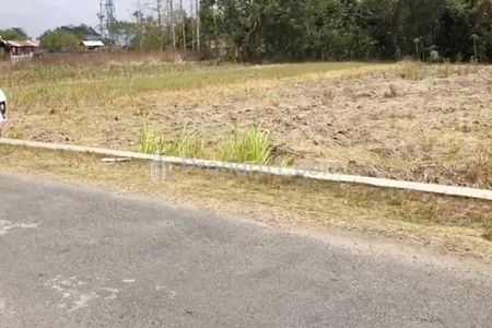 Dijual Tanah 2.619 m2 di Candirejo Sleman Yogyakarta Dekat Bandara Adisutjipto, RSUD Prambanan, Pasar Piyungan, SMPN 2 Berbah, Transmart Maguwoharjo