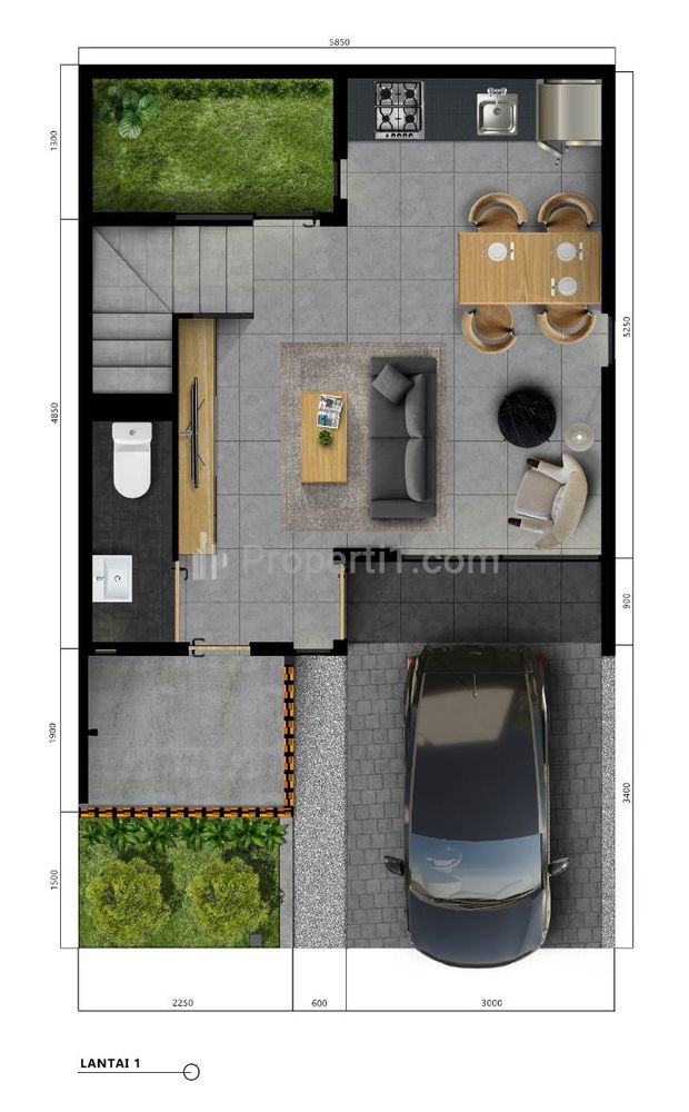 Dijual Rumah Mewah Konsep Openspace Termurah di Selatan Jakarta Daerah Ciputat, Tangerang Selatan
