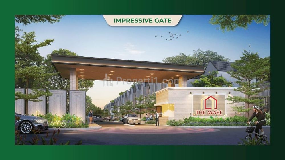 Jual Rumah Baru Mewah Scandinavia di Pinggir Jl Raya Jakarta Bogor - The Ayase Kemang Bogor 