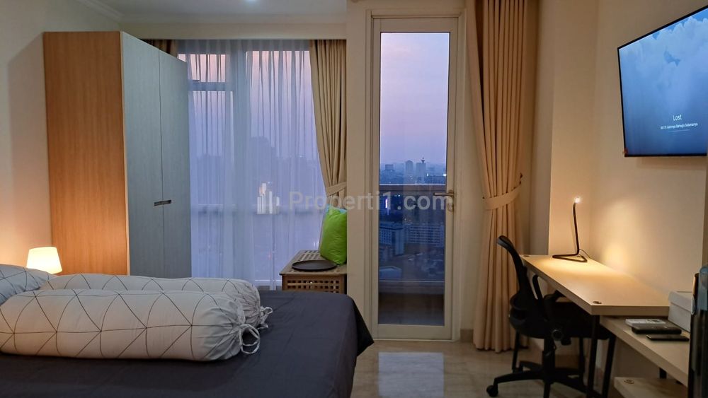 Sewa Apartemen Menteng Park Cikini Tower Diamond Tipe Studio Fully Furnished & Good Unit