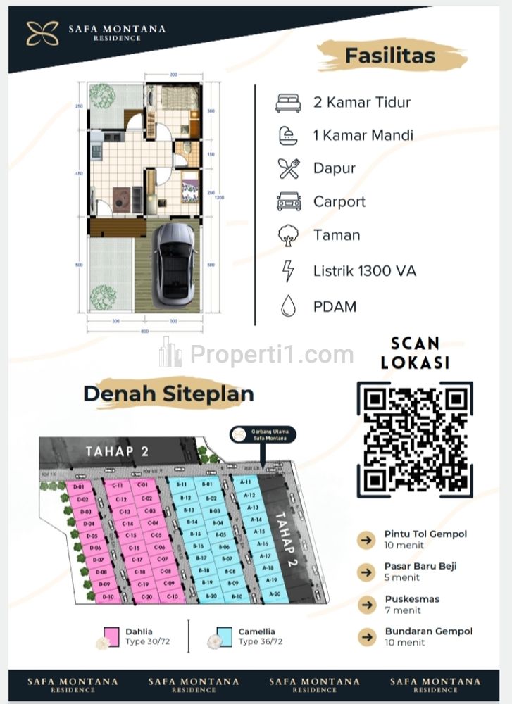 Dijual Rumah Minimalis Hanya 2Jt Sudah Terima Kunci di Gununggangsir Beji Pasuruan