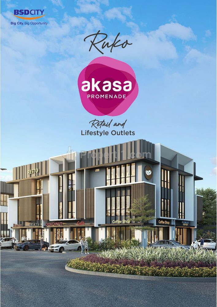 Jual Ruko Akasa Promenade Terbaru di BSD City