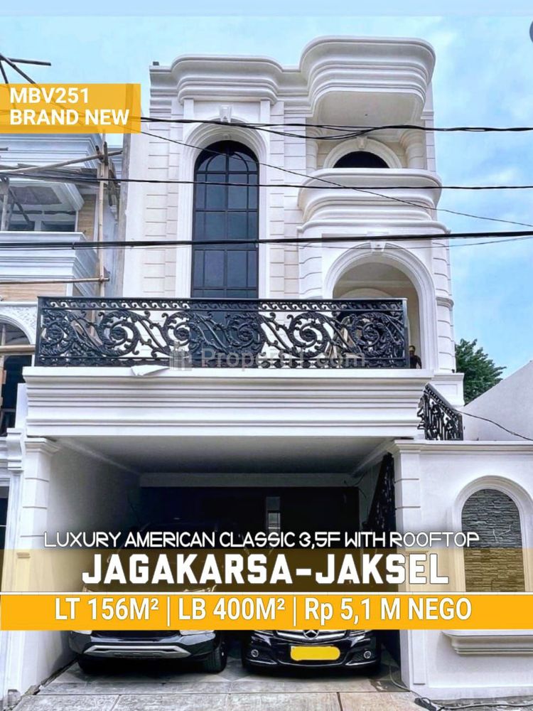 Jual Rumah Baru 3.5 Lantai Plus Rooftop di Jalan M Kahfi Jagakarsa Jakarta Selatan