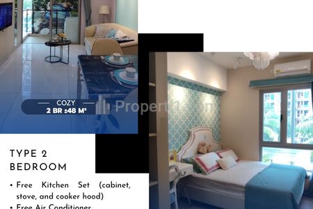 Dijual Apartment Sky House Alam Sutera+ 2 BR Semi Furnished