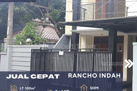 Jual Rumah 2 Lantai di Komplek Rancho Indah Jagakarsa Jakarta Selatan