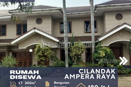 Disewakan Rumah Bagus Siap Huni Villa Cilandak, Ampera Raya, Cilandak, Jakarta Selatan