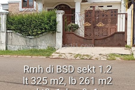 Jual Cepat Rumah 2 Lantai di Griya Loka BSD City