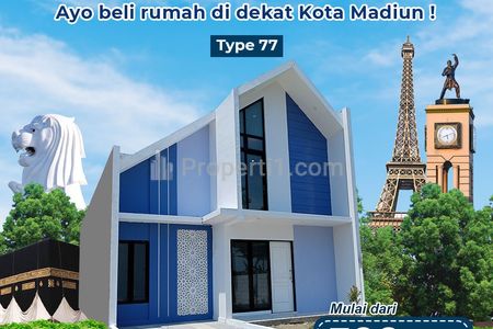 Jual Rumah 2 Menit SMPN 1 Geger Madiun - SHM Pecah Unit