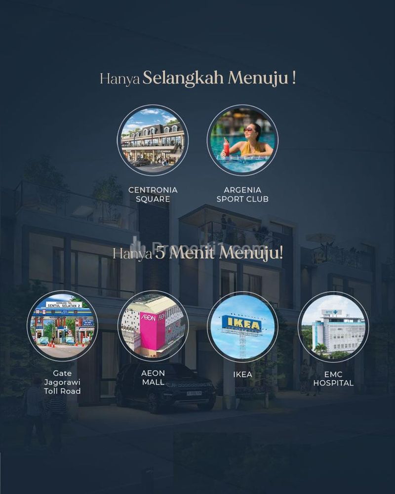 Dijual Rumah Mewah Harga Ramah di Sentul City - Centronia Residence