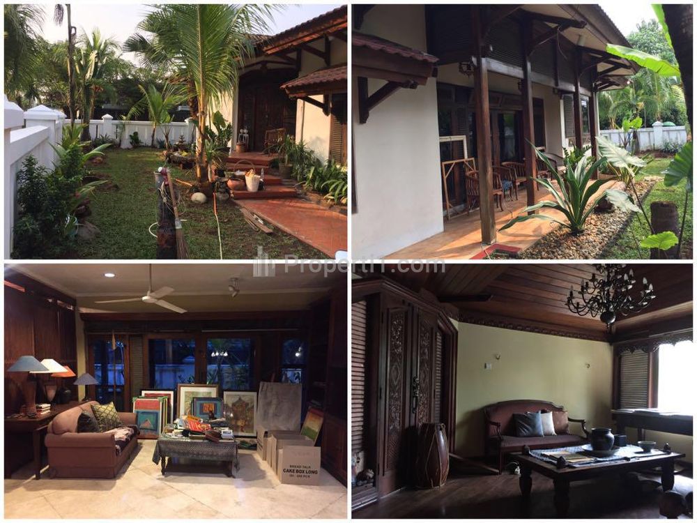Dijual Rumah Megah Adat Jawa Semi Furnished di Petukangan Utara, Jakarta Selatan