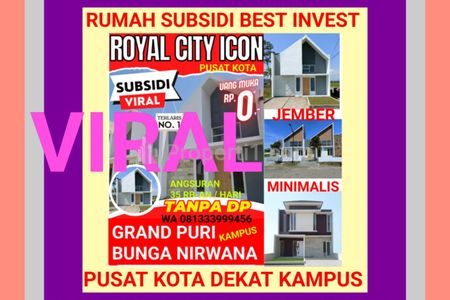 Jual Rumah Jember Subsidi Terlaris Viral - Grand Puri Bunga Nirwana