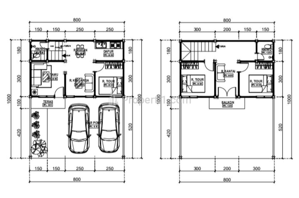 Dijual Rumah 2 Lantai Custom Siap Bangun di Lingkungan Cluster - Watukaji Premium - Gedawang, Banyumanik, Kab. Semarang