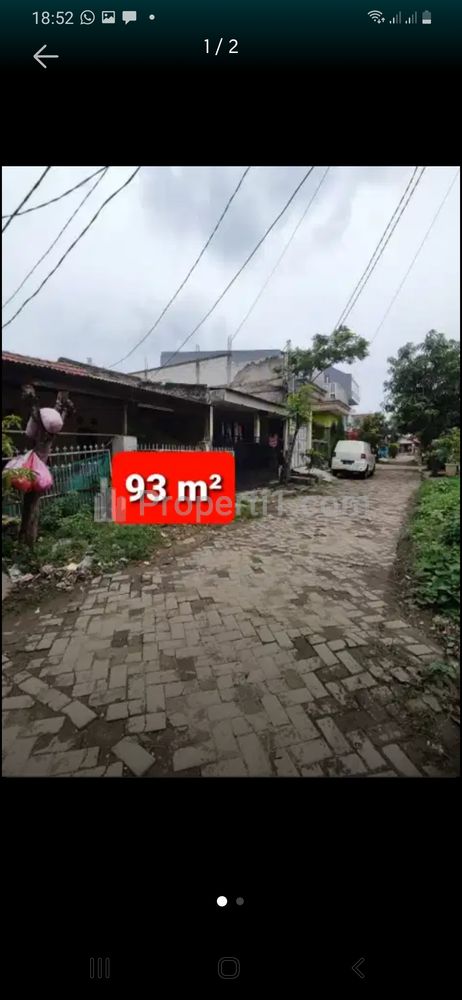 Jual Rumah di Kutabumi Pasar Kemis Tangerang, Luas Tanah 93 m², Dekat Pasar