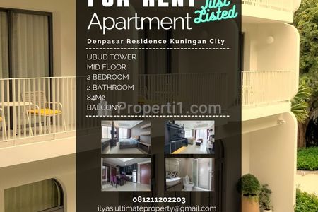 Sewa Apartemen 2 Bedrooms Denpasar Residence Kuningan City Jakarta Selatan
