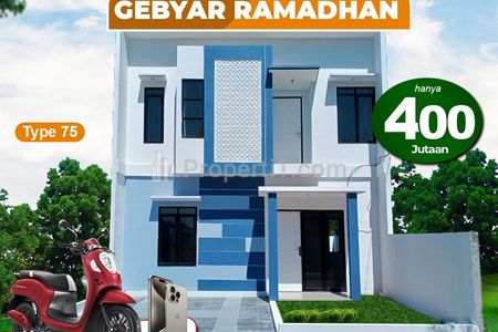 Jual Rumah Murah Syariah Madiun 2 Menit SMPN 1 Geger - Legalitas Lengkap