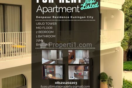 Sewa Apartemen Denpasar Residence 2 Bedroom Furnished Kuningan City Jakarta Selatan