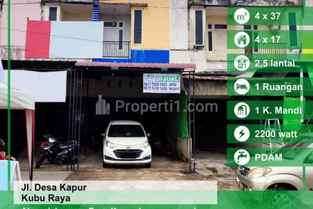 Ruko Dijual di Jalan Desa Kapur, Kubu Raya, Kalimantan Barat