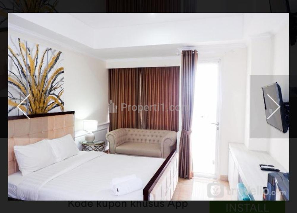 Sewa Apartemen Menteng Park Cikini Tower Sapphire Tipe Studio Fully Furnished & Good Unit