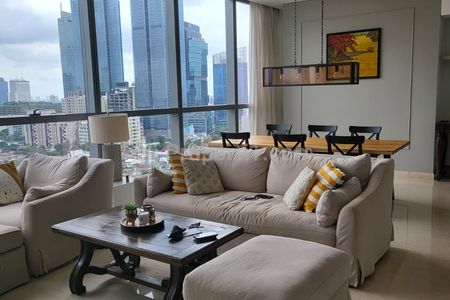 Sewa Apartemen Casa Domaine di Jakarta Pusat – 3BR Fully Furnished