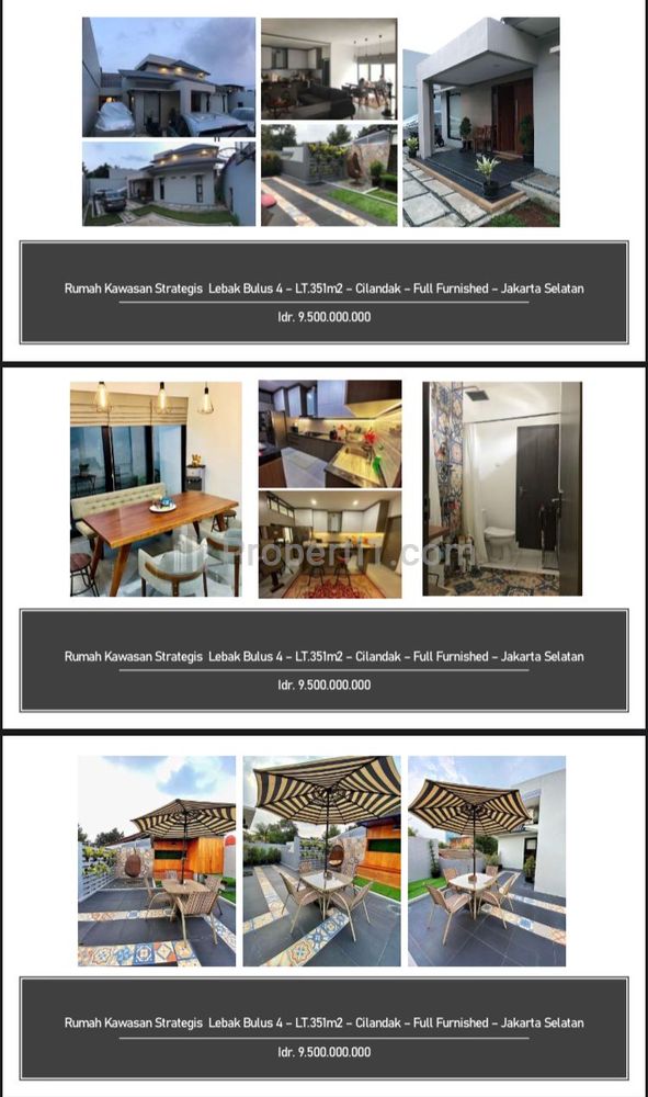 Jual Rumah Baru di Lebak Bulus Jakarta Selatan