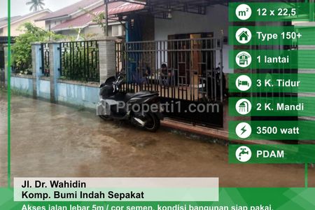 Dijual Rumah Komplek Bumi Indah Sepakat, Jalan Dr Wahidin, Pontianak, Kalimantan Barat