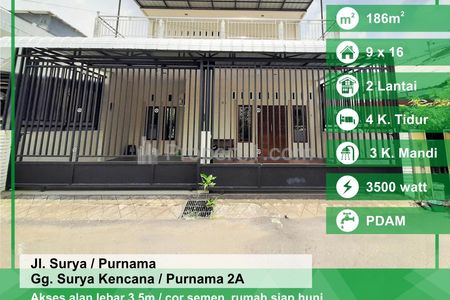 Dijual Rumah Gang Purnama 2 A, Jalan Purnama, Pontianak, Kalimantan Barat