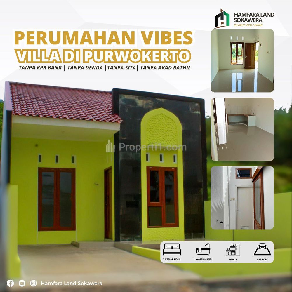 Jual Rumah Vibe Villa Islami di Purwokerto, Banyumas, Jawa Tengah