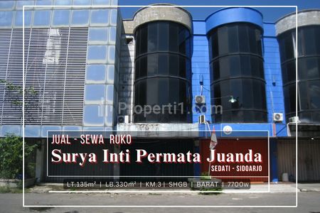 Jual/Sewa Ruko Surya Inti Permata Juanda, Sedati Sidoarjo