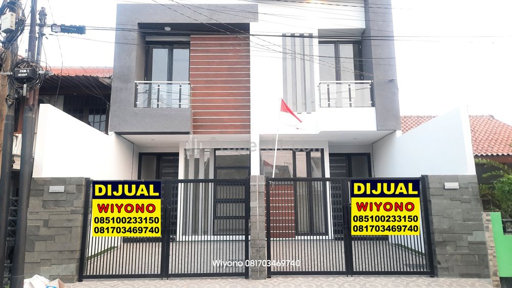 Jual Murah Rumah Baru 2 lantai di Perumahan YKP Pandugo Row Jalan 3 mobil