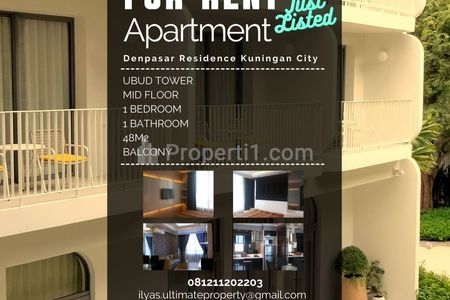 Jual Apartemen Kuningan City Jakarta Selatan Denpasar Residence 1 Bedroom Full Furnished