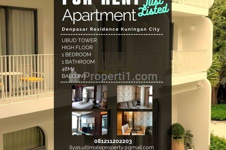 Sewa Apartemen Jakarta Selatan Kuningan City Denpasar Residence 1 Bedroom Full Furnished