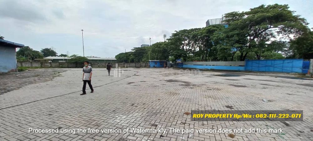 Disewakan Tanah di Yos Sudarso Jakarta Utara Luas 4.440 m2 Full Paving Blok, dekat Pelabuhan Tanjung Priok