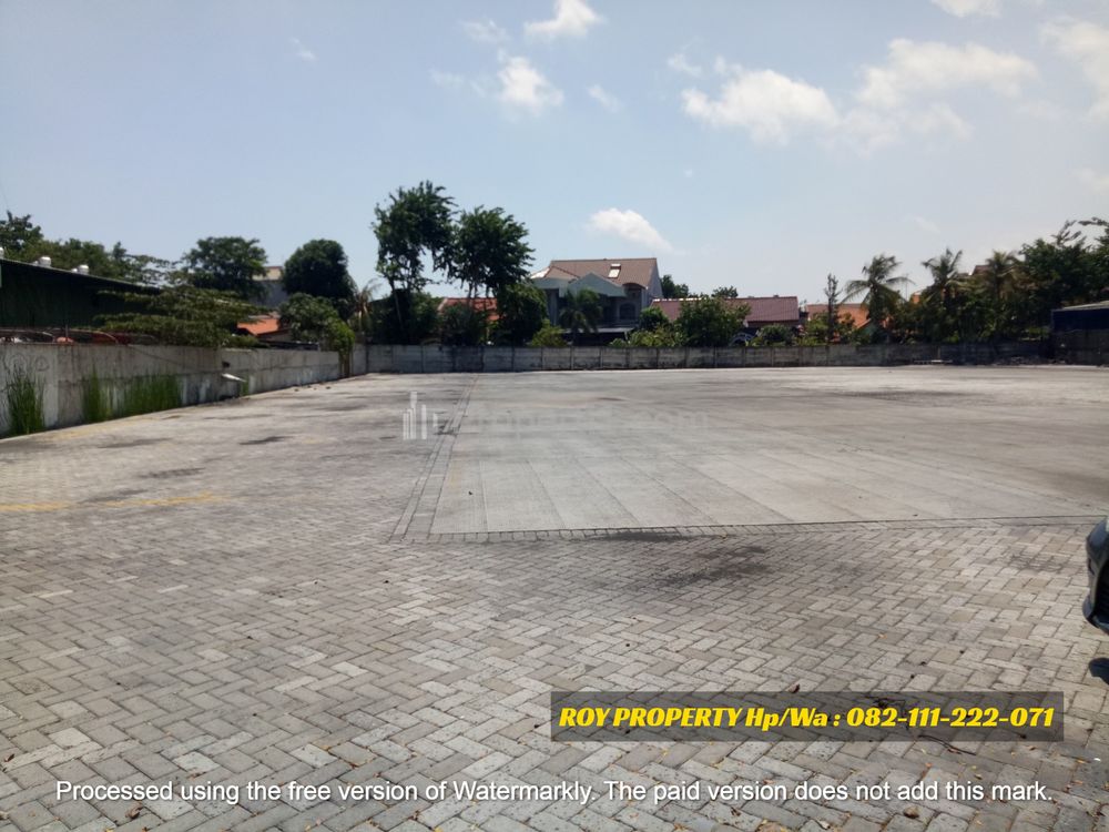 Tanah Disewakan di Yos Sudarso Jakarta Utara Luas 4.380 m2 Full Paving Blok, dekat Pelabuhan Tg. Priok