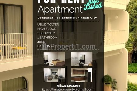 Sewa Apartemen Kuningan City Denpasar Residence One Bedroom Jakarta Selatan