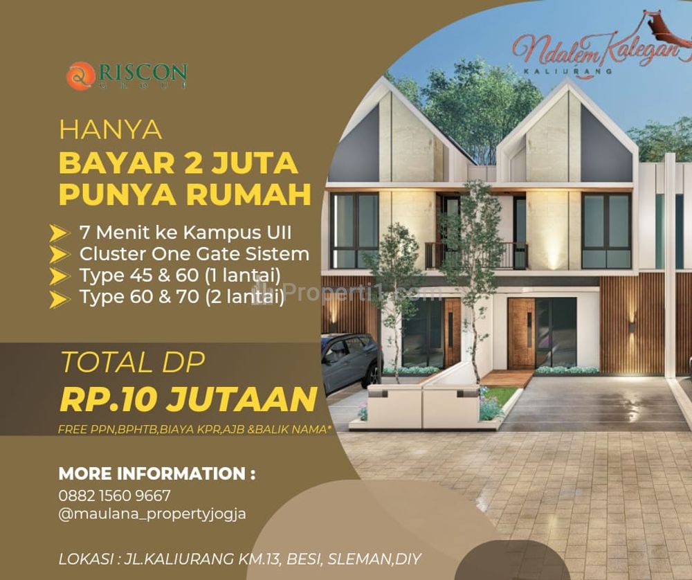 Jual Rumah di Kaliurang, Sleman, Lokasi Strategis 7 Menit ke UII Yogyakarta