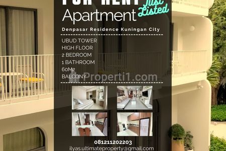 Sewa Apartemen Jakarta Selatan Kuningan City Denpasar Residence 2 Bedrooms Fully Furnished