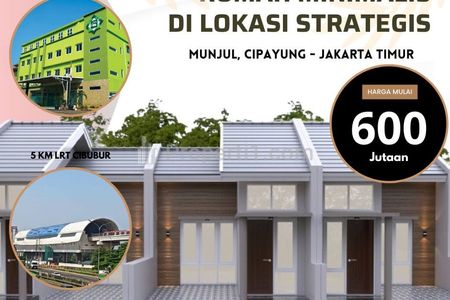 Dijual Rumah Nyaman dekat Jalur Angkot di Munjul Cipayung Jakarta Timur