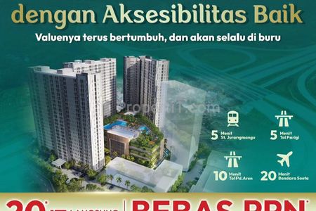 Dijual Apartemen Emerald Bintaro Siap Huni Cicilan 1,9Juta-an - 2 Bedrooms Kosongan