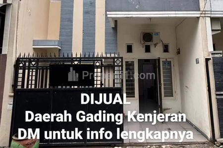 Jual Cepat Murah Rumah Gading Karya Surabaya Utara - Siap Huni Strategis