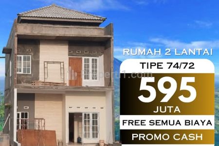Dijual Rumah 2 Lantai Murah Siap Huni di Banyumanik, Semarang