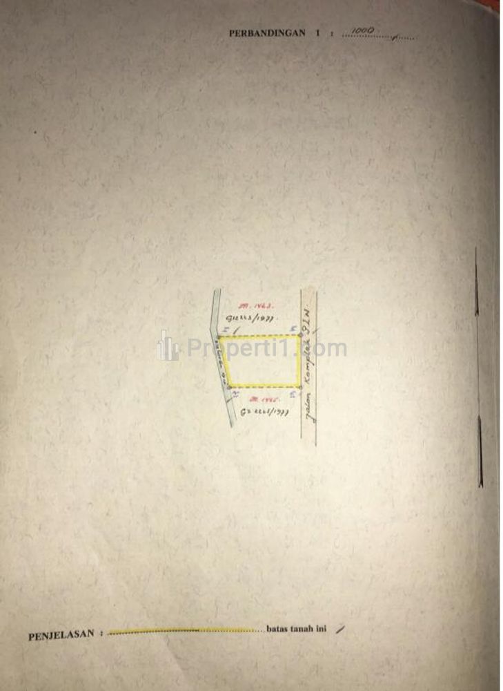 Dijual Murah Tanah Jakarta Selatan Petukangan, Pesanggrahan, Jakarta Selatan - 580 m2 Harga 2 Milyar