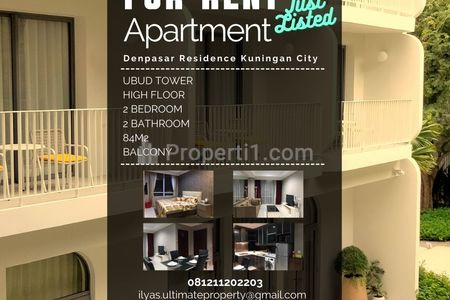 Sewa Apartemen Denpasar Residence 2 Bedrooms Kuningan City Jakarta Selatan