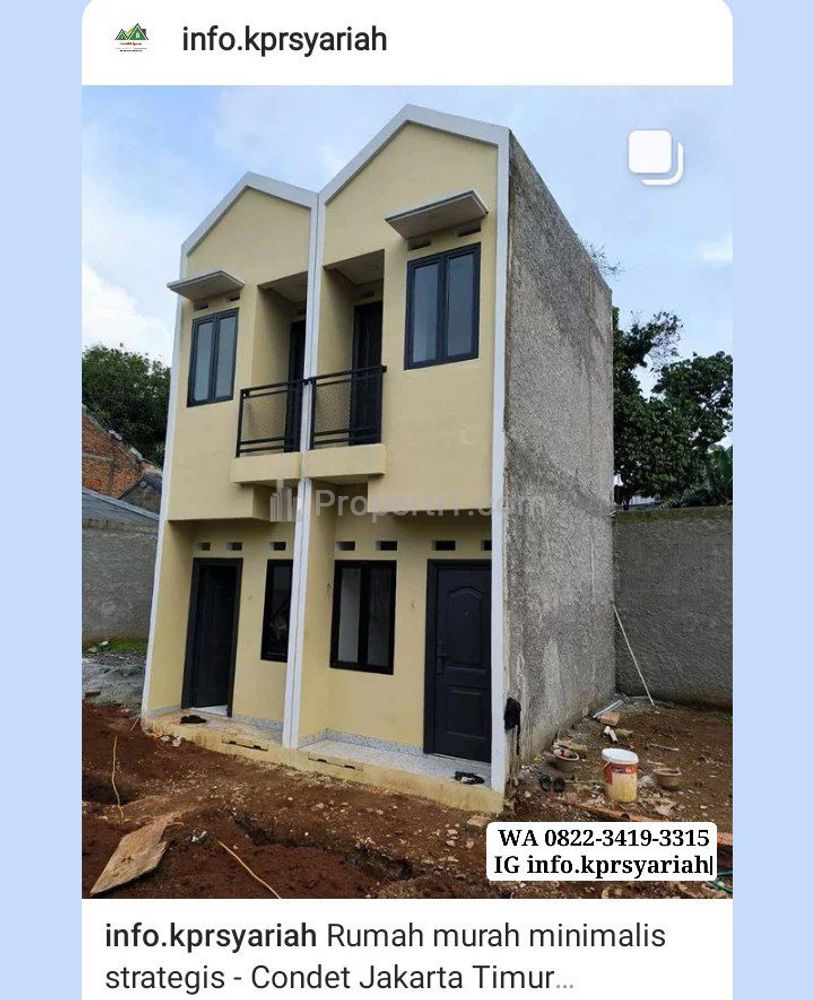 Dijual Rumah Murah Scandinavian di Condet Jakarta Timur