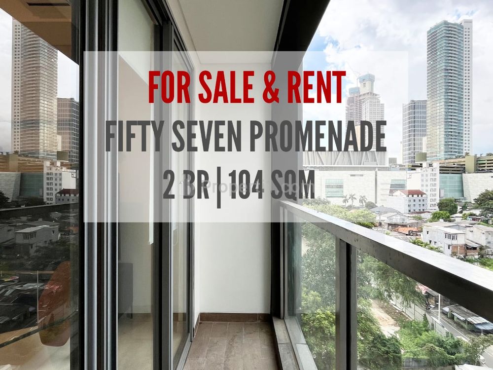Jual Apartemen 57 Promenade di Bawah Harga Pasar, 2BR, 104sqm, Furnished, Also Available Another Size, Direct Owners Yani Lim 08174969303