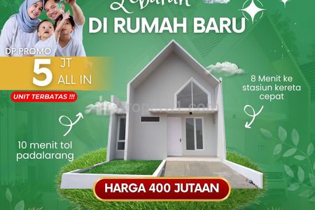 Jual Rumah Baru Minimalis di Padalarang Bandung Barat - Techno Regency Padalarang