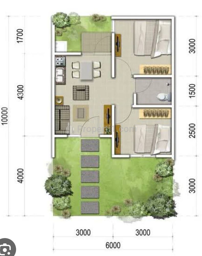 Dijual Rumah Minimalis Modern di Joglo Kembangan Jakarta Barat